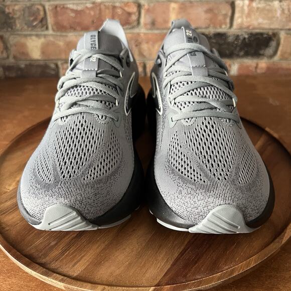 Brooks Glycerin 22 Cushion Primer Grey Black Running Sneakers Shoes Men's 10.5 - Picture 3 of 16
